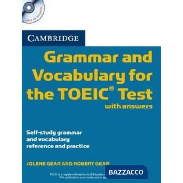 CAMBRIDGE GGRAMMAR VOCAB TOEIC TEST W/A + CD