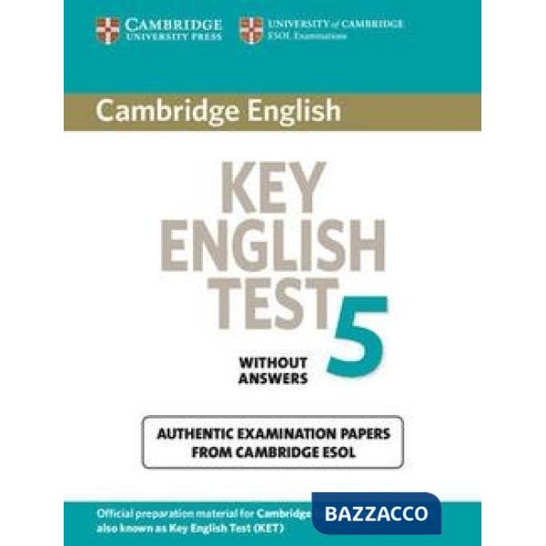 ESOL CAMBRIDGE KET 5 STD