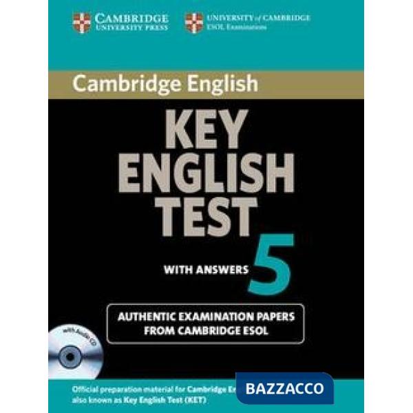 ESOL CAMBRIDGE KET 5 SELF PACK