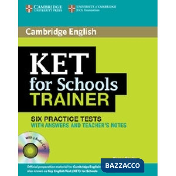 KET FOR SCHOOLS TRAINER PRAC TEST W/A + CD