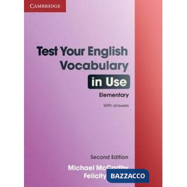 TEST ENGL VOCAB USE 2ED ELEM W/A