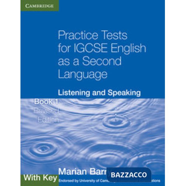 PRACT TESTS IGCSE LISTEN&SPEAKING 1 W/KEY