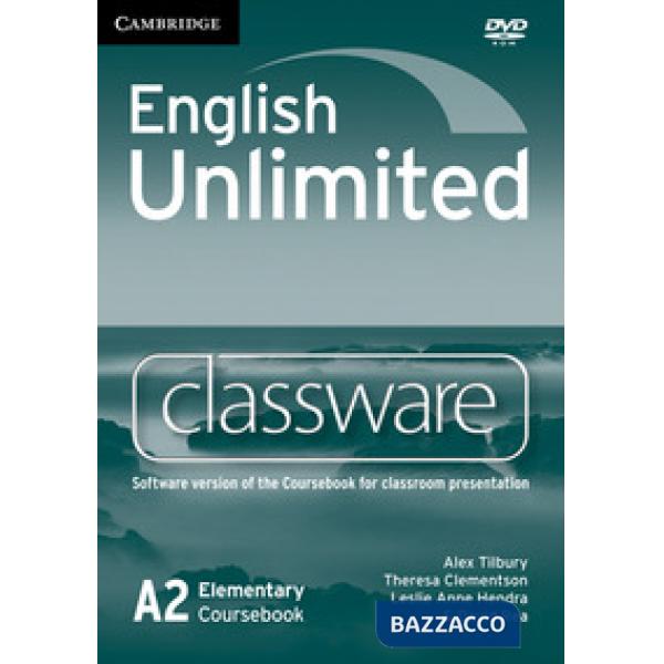 ENGLISH UNLIMITED ELEM CLASSW DVD-ROM