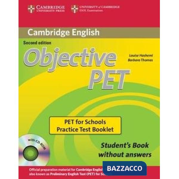 OBJECTIVE PET 2ED FOR SCHOOL PACK