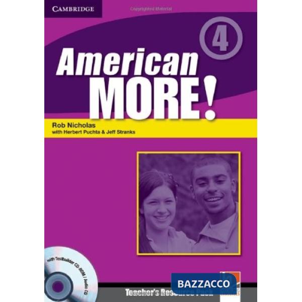 AMERICAN MORE! 4 TEACHER PACK + TEST CD - ROM