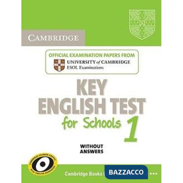 ESOL CAMBRIDGE KET FOR SCHOOL 1 STD WO/A