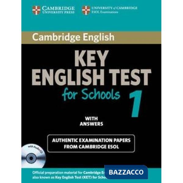 ESOL CAMBRIDGE KET FOR SCHOOL 1 STD PACK + CD