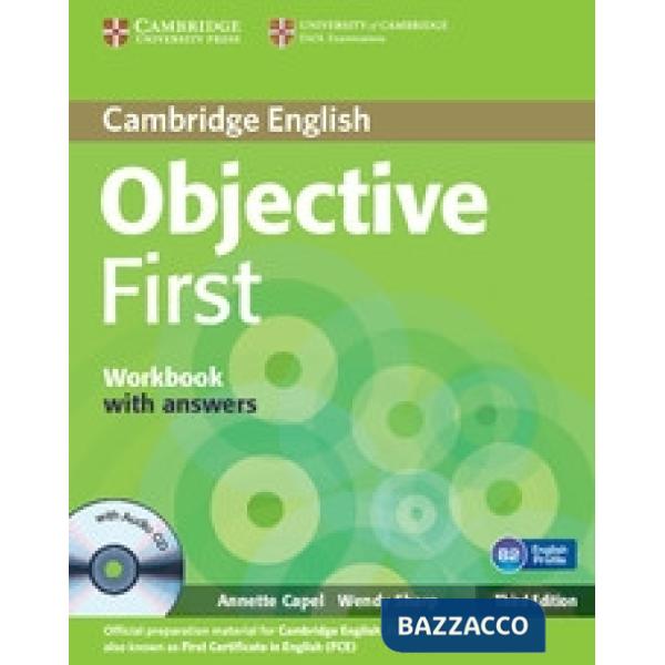 OBJECTIVE FIRST 3ED WB W/A + CDAUDIO