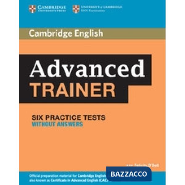 CAMBRIDGE ADVANCED TRAINER WO/A