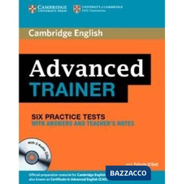 CAMBRIDGE ADVANCED TRAINER W/A + CD