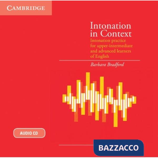 INTONATION IN CONTEXT CD AUDIO