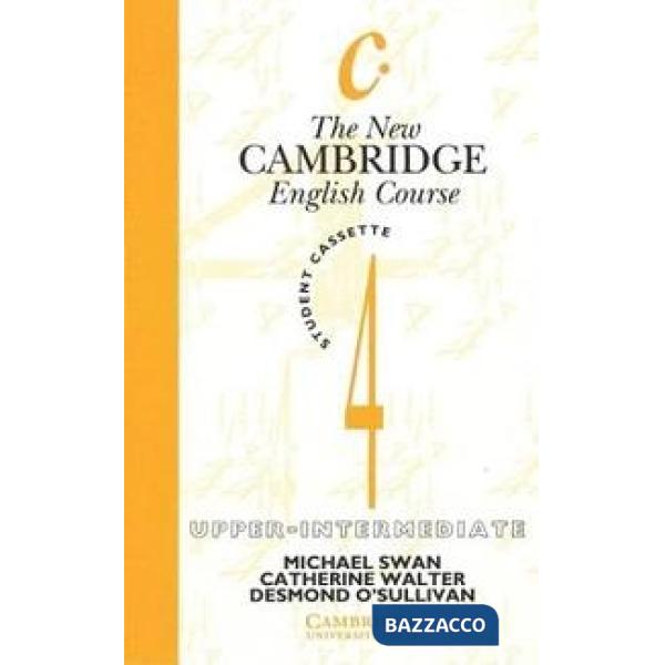 NEW CAMBRIDGE ENGLISH COURSE 4, CASSETTA