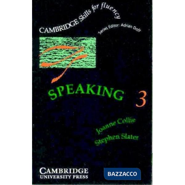 SPEAKING 3 UPPERINTERMEDIATE, CASSETTA