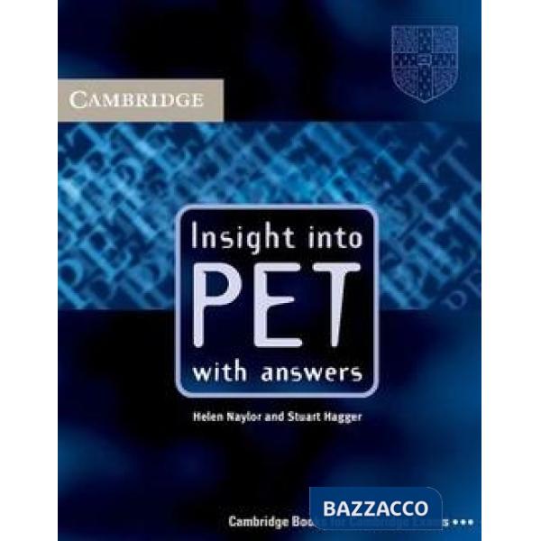 INSIGHT INTO PET STD W/A