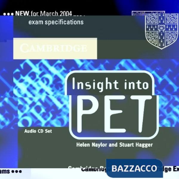 INSIGHT INTO PET CD