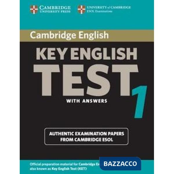 UCLES CAMBRIDGE KEY TEST 1 2ED STD W/A