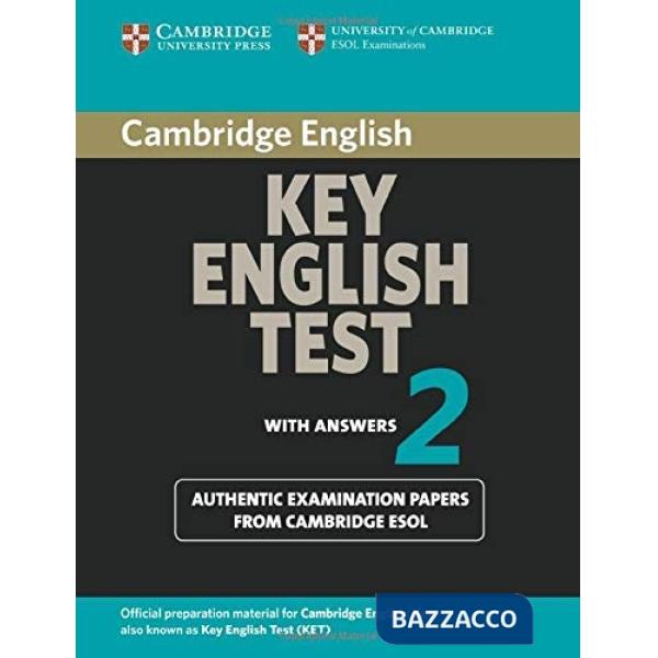 UCLES CAMBRIDGE KEY TEST 2 2ED STD W/A