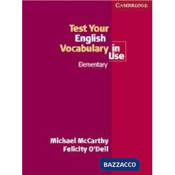 MCCARTHY TEST ENGL. VOCAB. USE ELEM