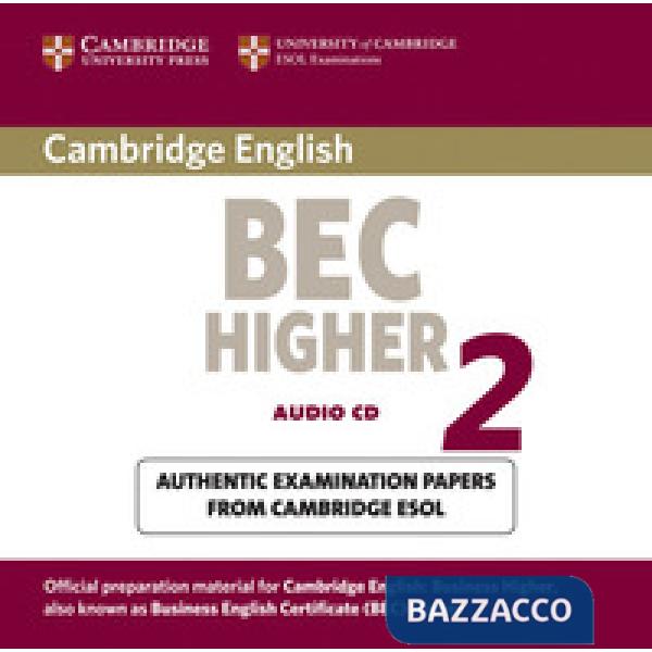 CAMBRIDGE BEC AUDIO CD HIGHER, LEVEL 2