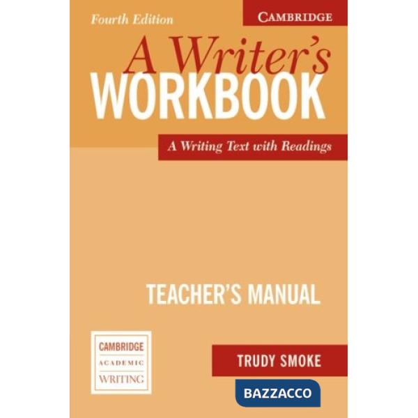 A WRITER'S WORKBOOK TCH