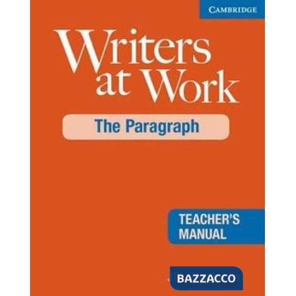 WRITERS AT WORK PARAG. TCH