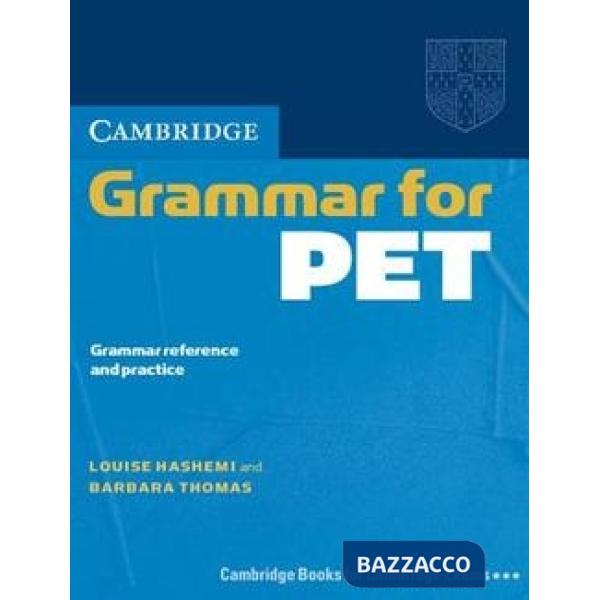 CAMBRIDGE GRAMMAR FOR PET WO/A
