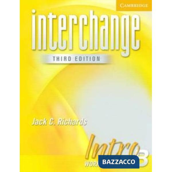 INTERCHANGE WORKBOOK B, INTRO