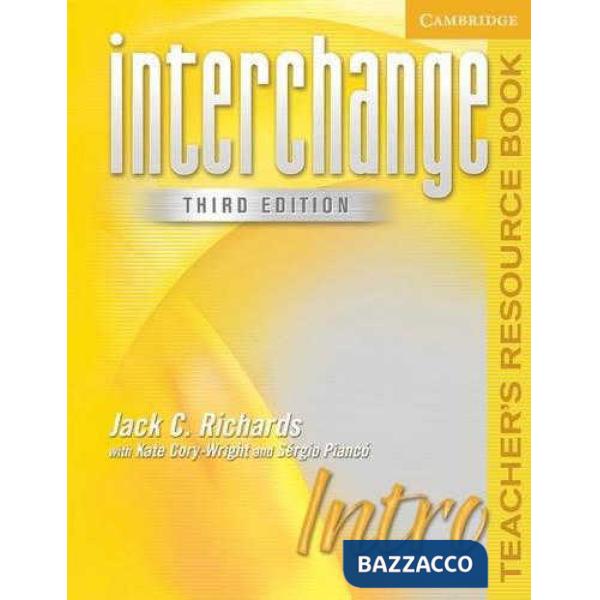 INTERCHANGE INTRO 3ED TCHPK