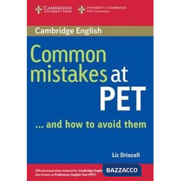 COMMON MISTAKES PET