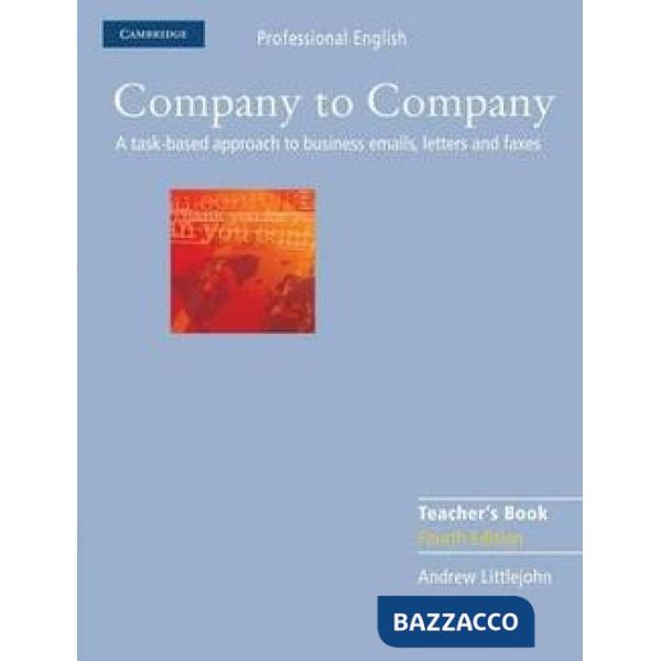 COMPANY TO COMPANY 4E TCH