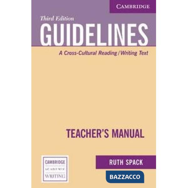 GUIDELINES 3ED TCH MANUAL