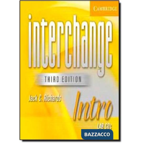 INTERCHANGE INTR 3ED LAB CD