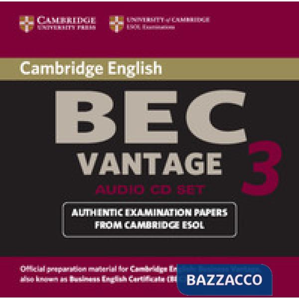 CAMBRIDGE BEC AUDIO CD VANTAGE, LEVEL 3