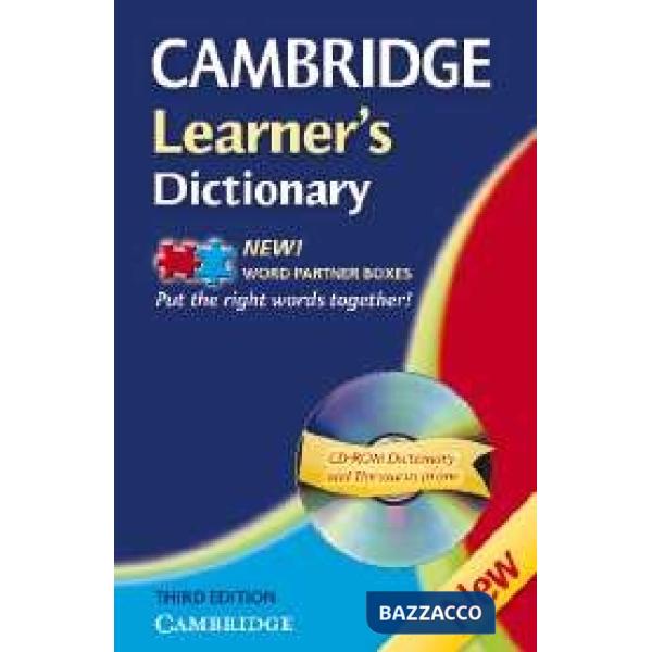 CAMBRIDGE LEARNER'S DICTIONARY 3ED PB + CDROM