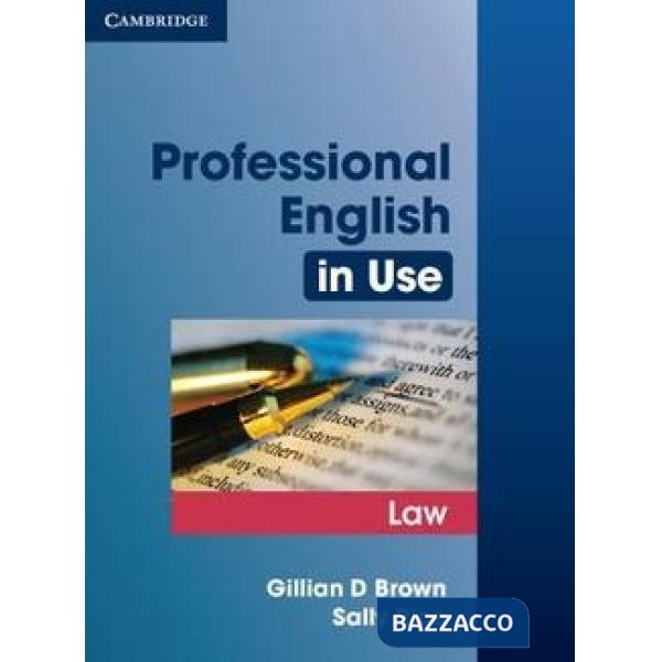 PROFESSIONAL ENGLISH USE LAW