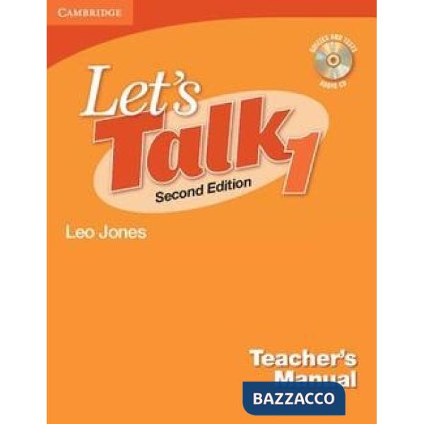 LET'S TALK 1 2ED TCH + CD