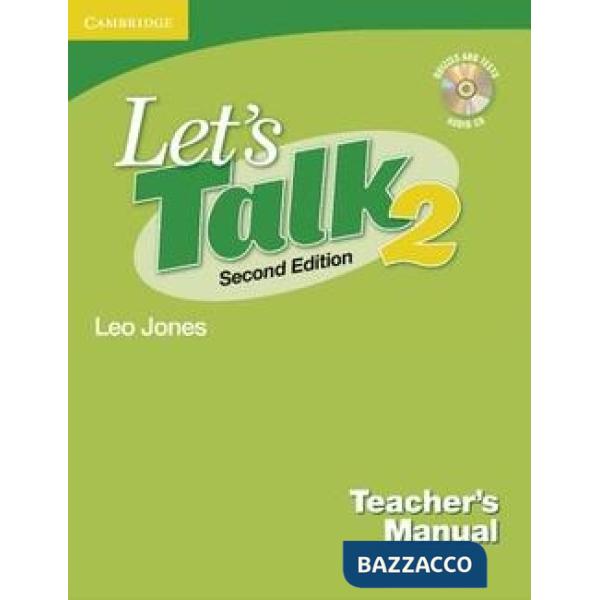 LET'S TALK 2 2ED TCH + CD