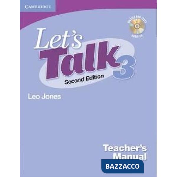 LET'S TALK 3 2ED TCH + CD