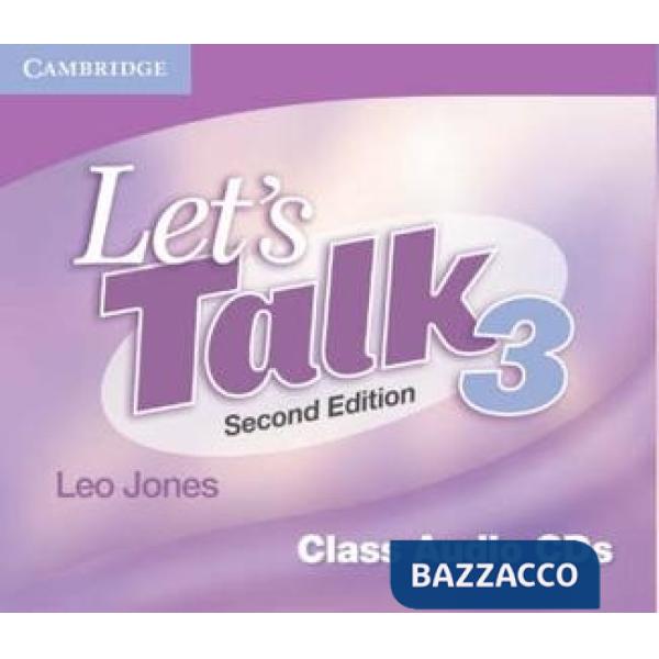 LET'S TALK 3 2ED CL CDAU