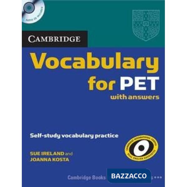 ESOL CAMB VOCAB PET W/A + CD