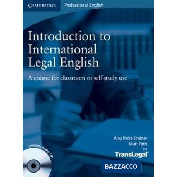 INTROD INTERNAT LEGAL ENGLISH STD + CD