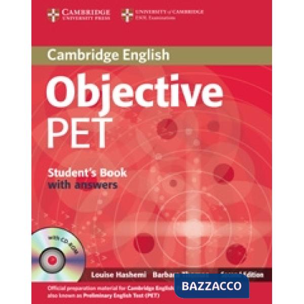 OBJECTIVE PET 2ED STD W/A + CDROM