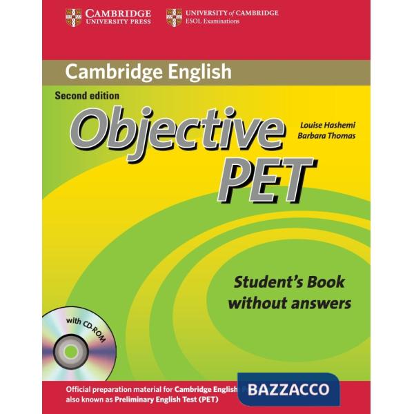 OBJECTIVE PET 2ED STD WO/A + CDROM