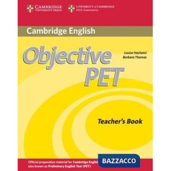 OBJECTIVE PET 2ED TCH