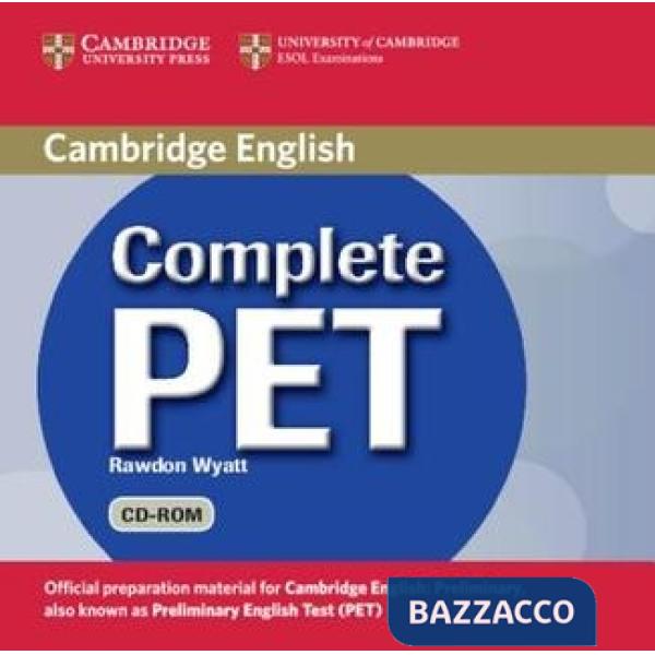 COMPLETE PET STD PACK + CD-ROM