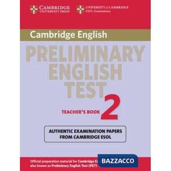 UCLES CAMBRIDGE PET 2 2ED TCH