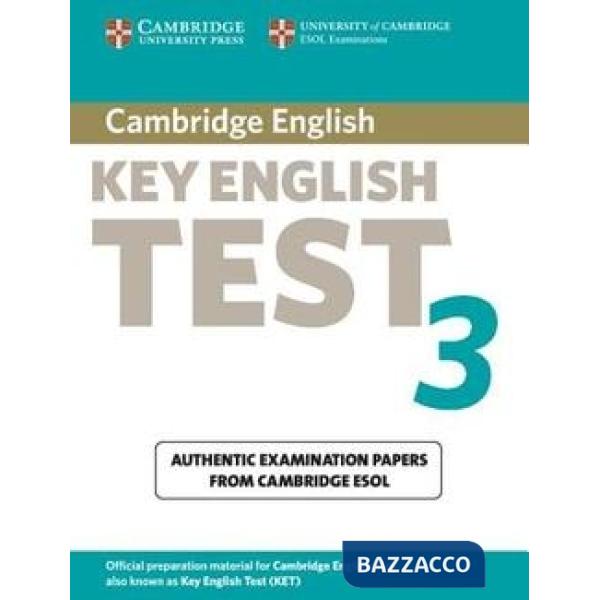 UCLES CAMBRIDGE KEY TEST 3 STD