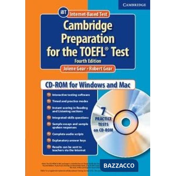 CAMBRIDGE PREP. TOEFL STD CDROM 4ED