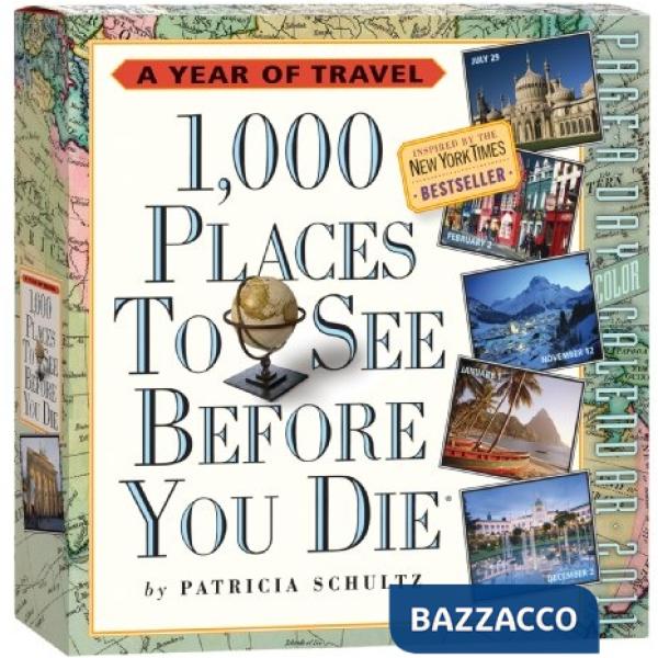 1.000 places to see before you die (calendario a muro 365 giorni)