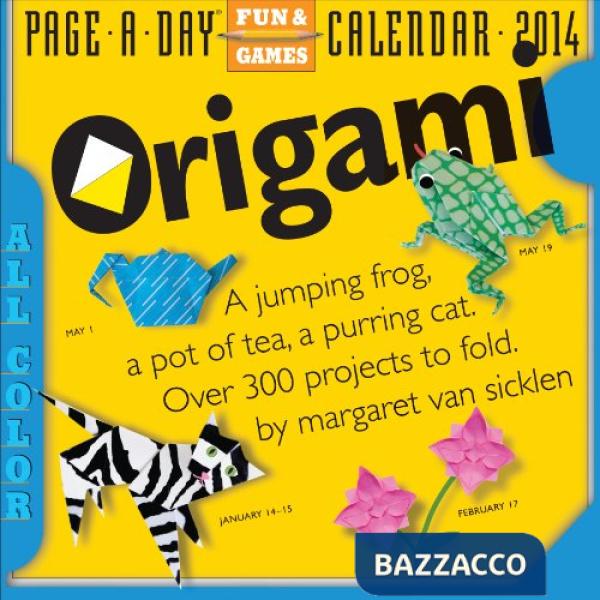 Origami. Calendar 2014